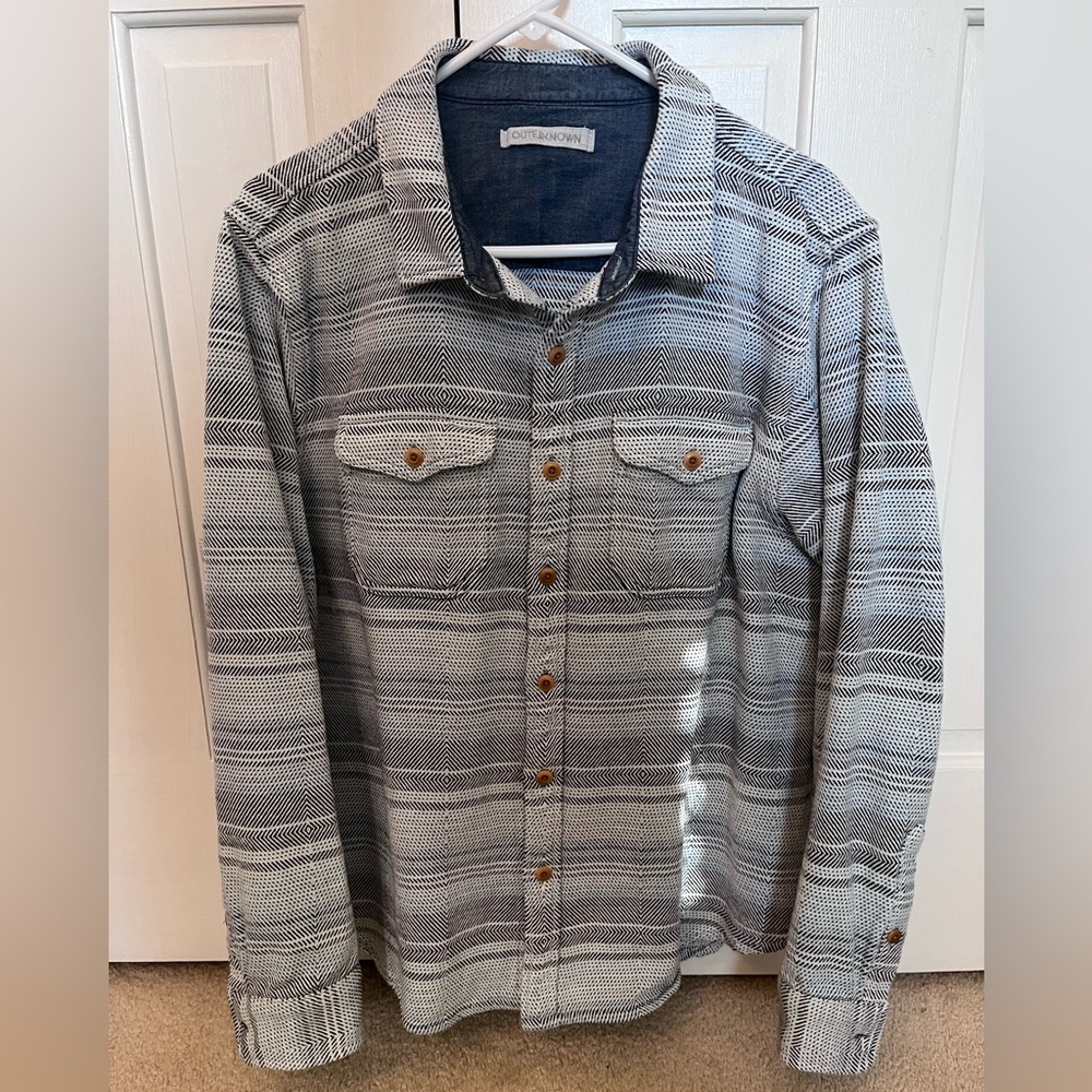 Outerknown Mojave Striped Blanket Shirt